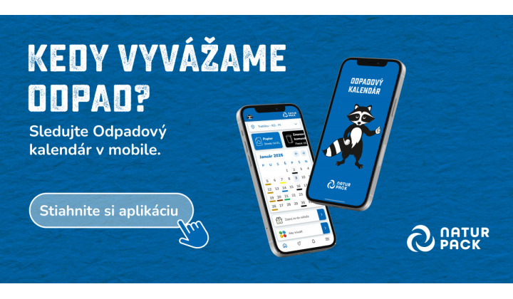 aplikácia odpadový kalendár - natur pack