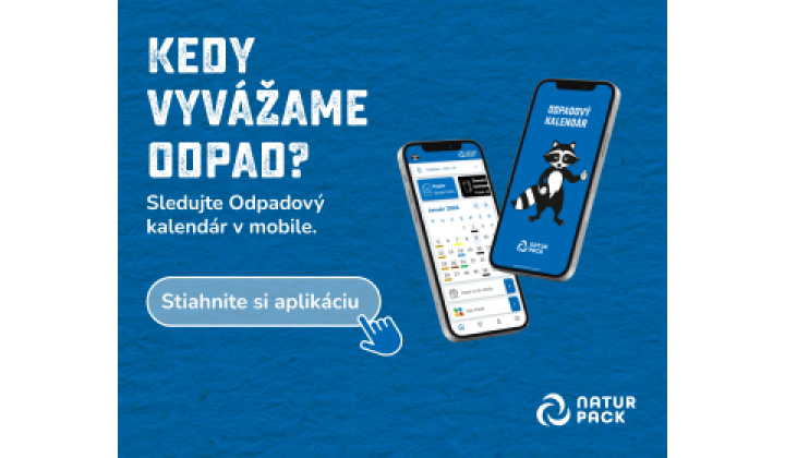 aplikácia odpadový kalendár - všetky informácie na jednom mieste