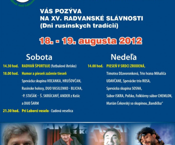 Kultúra / Radvanske slávnosti XV. - foto