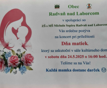 Aktuality / deň matiek v našej obci - foto