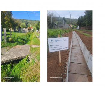 Projekty EÚ / obnova odvodňovacieho rigola - foto