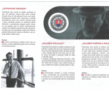 Aktuality / SENIORI, POZOR NA PODVODNíKOV - foto