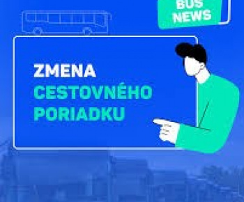 Aktuality / zmeny cestovných poriadkov od 14.12.2025 - foto
