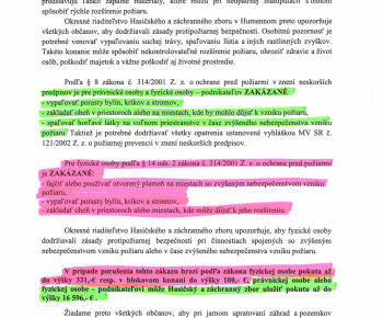 Aktuality / chráňme prírodu pred požiarmi - foto