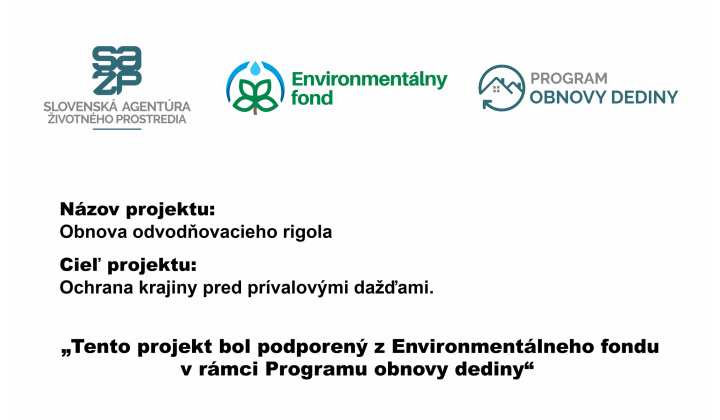 obnova odvodňovacieho rigola