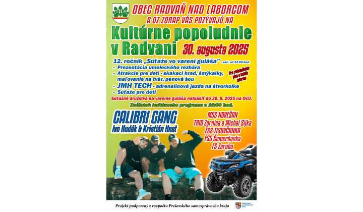 kultúrne popoludnie v Radvani