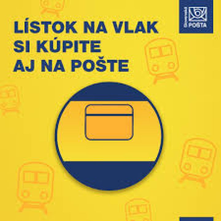 predaj lístkov ZSSK na poštách