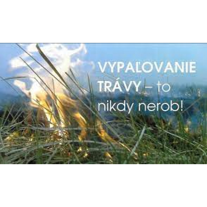 Preventívne opatrenia na predchádzanie vzniku požiarov v jarnom období !