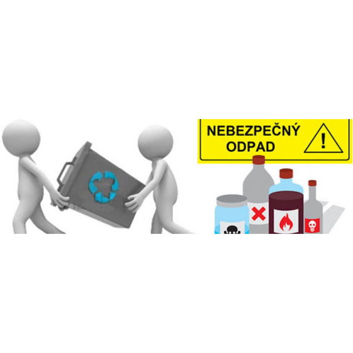 Vývoz nebezpečného odpadu v našej obci